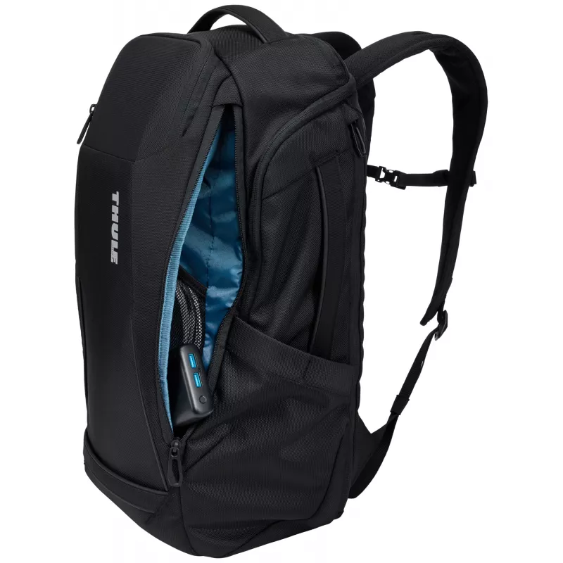 Thule Accent TACBP2216 mugursoma Ceļojumu mugursoma Melna Pārstrādāts poliesteris