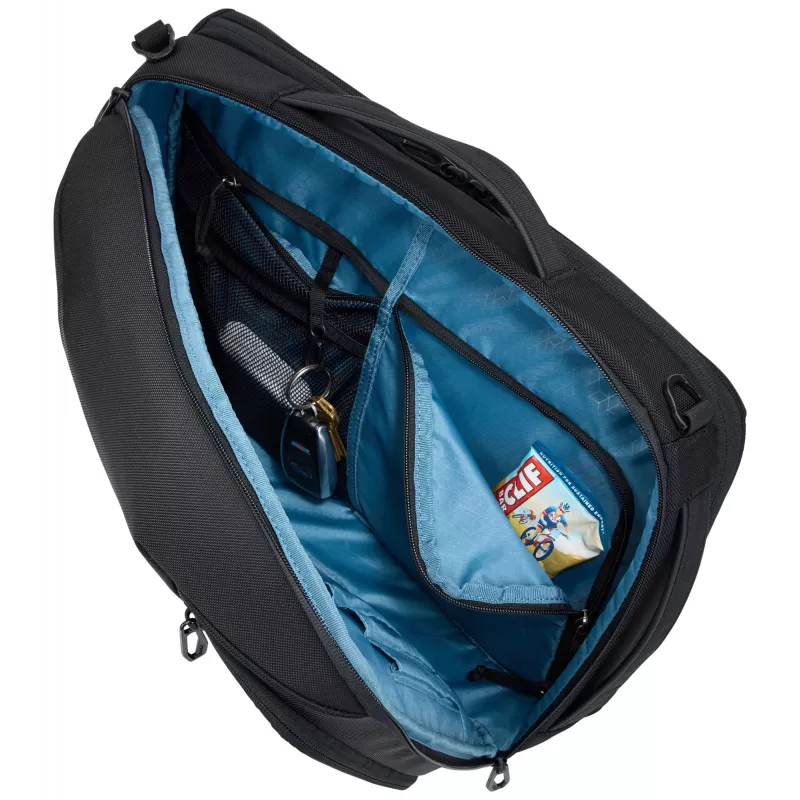 Mugursoma Thule Accent Convertible 17L — melna, 17 L ietilpība, pārveidojami nēsāšanas varianti