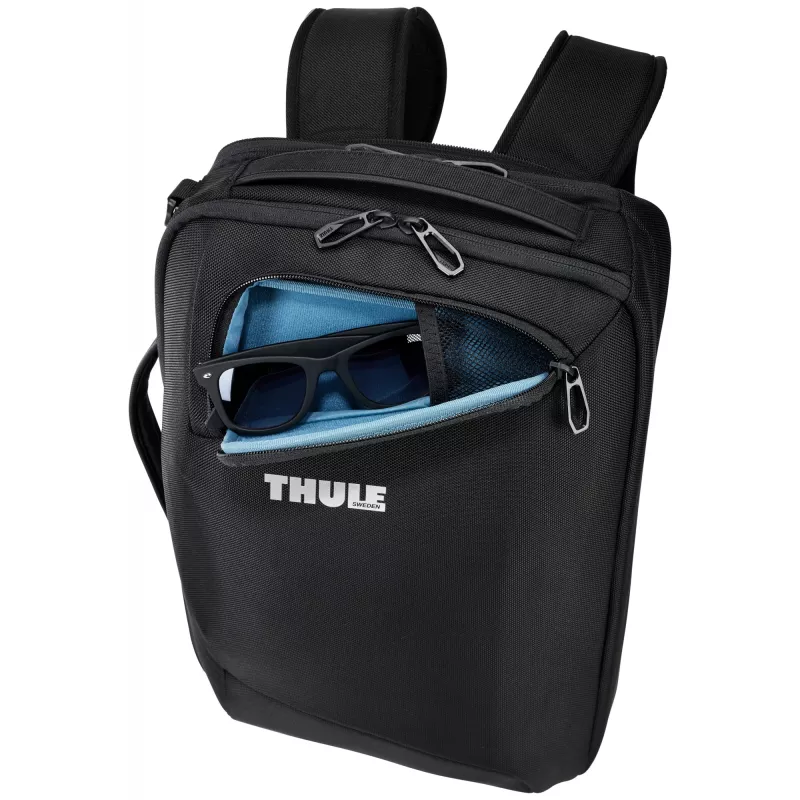 Mugursoma Thule Accent Convertible 17L — melna, 17 L ietilpība, pārveidojami nēsāšanas varianti