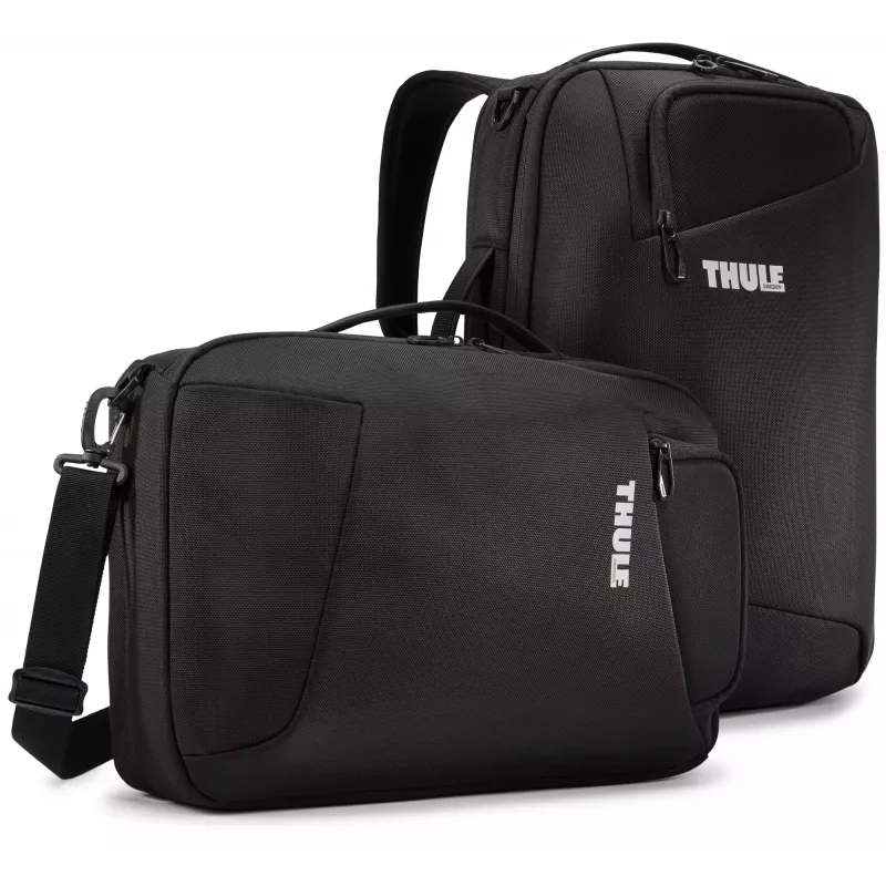 Mugursoma Thule Accent Convertible 17L — melna, 17 L ietilpība, pārveidojami nēsāšanas varianti