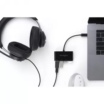 Kensington CH1200 USB-C 10Gbps 4 portu centrmezgls