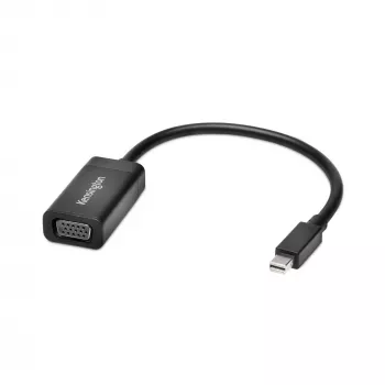 Kensington VM1000 Mini DisplayPort uz VGA adapteris, 0,14 m, Mini DisplayPort 1.2, VGA, vīrietis, sieviete, 1920 x 1080 pikseļi