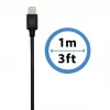 Kensington PowerBolt™ 2.4 automašīnas lādētājs — melns, Auto, cigarešu pievads, 1 m, melns