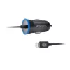 Kensington PowerBolt™ 2.4 automašīnas lādētājs — melns, Auto, cigarešu pievads, 1 m, melns