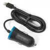 Kensington PowerBolt™ 2.4 automašīnas lādētājs — melns, Auto, cigarešu pievads, 1 m, melns