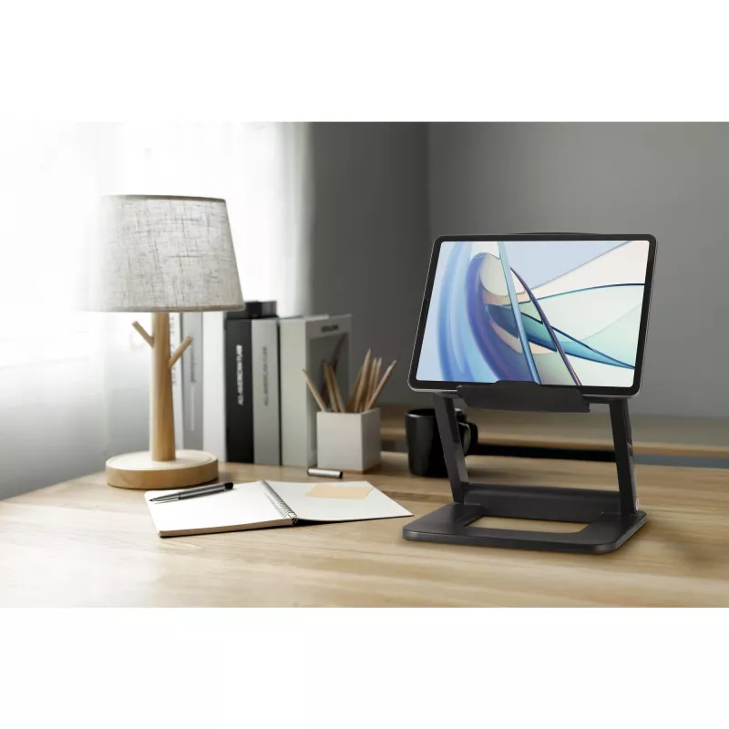 Kensington SmartFit EQ regulējams vairāku leņķu klēpjdatora statīvs, Klēpjdatora statīvs, Melns, Plastmasa, 33 cm (13 collas), 40,6 cm (16 collas), 3 kg