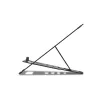 Kensington EQ regulējams alumīnija klēpjdatora statīvs, klēpjdatora statīvs, melns, alumīnijs, 25,4 cm (10 collas), 43,2 cm (17 collas), 3 kg