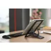 Kensington EQ regulējams alumīnija klēpjdatora statīvs, klēpjdatora statīvs, melns, alumīnijs, 25,4 cm (10 collas), 43,2 cm (17 collas), 3 kg