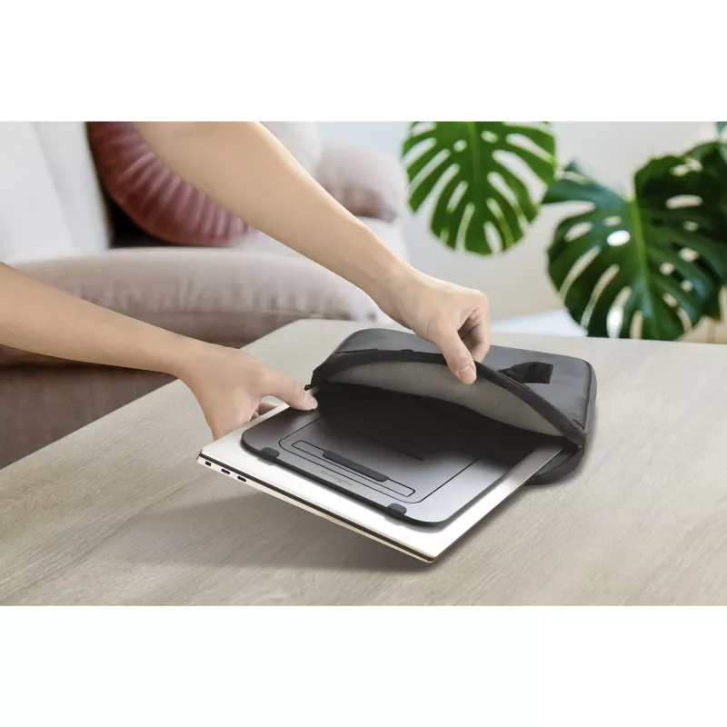 Kensington EQ regulējams alumīnija klēpjdatora statīvs, klēpjdatora statīvs, melns, alumīnijs, 25,4 cm (10 collas), 43,2 cm (17 collas), 3 kg