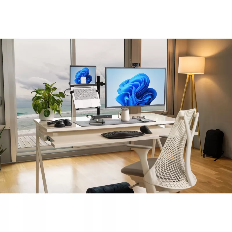 Kensington Universal Laptop Holder monitoru svirām, 4,5 kg, melns