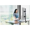 Kensington vertikāli sakraujams dubultā monitora rokas skavas stiprinājums ar 9 kg ietilpību