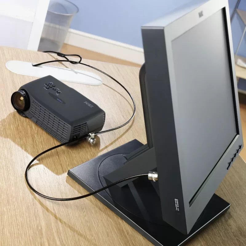 Kensington MicroSaver® Keyed Twin Laptop Lock, 2,2 m, apaļā atslēga, tērauds