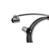 Kensington MicroSaver® Keyed Twin Laptop Lock, 2,2 m, apaļā atslēga, tērauds