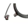 Kensington MicroSaver® Keyed Twin Laptop Lock, 2,2 m, apaļā atslēga, tērauds