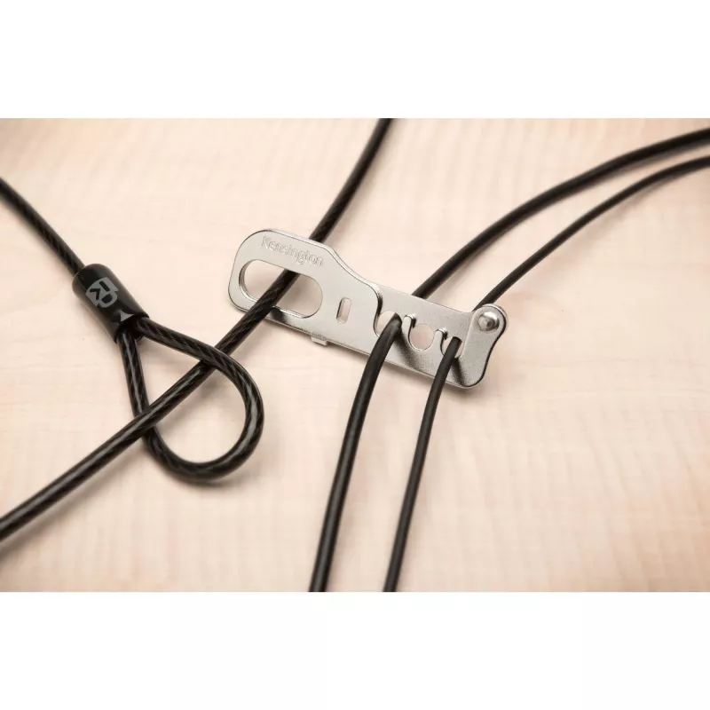 Kensington CableSaver galda stiprinājuma drošības enkurs, pelēks, metāls, 30 g, 120 cm, 80 cm, 118 cm