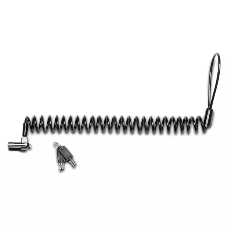 Kensington NANO PORTABLE KEYED LOCK KD, 2,3 m, Atslēga, Melns