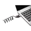 Kensington NANO PORTABLE KEYED LOCK KD, 2,3 m, Atslēga, Melns