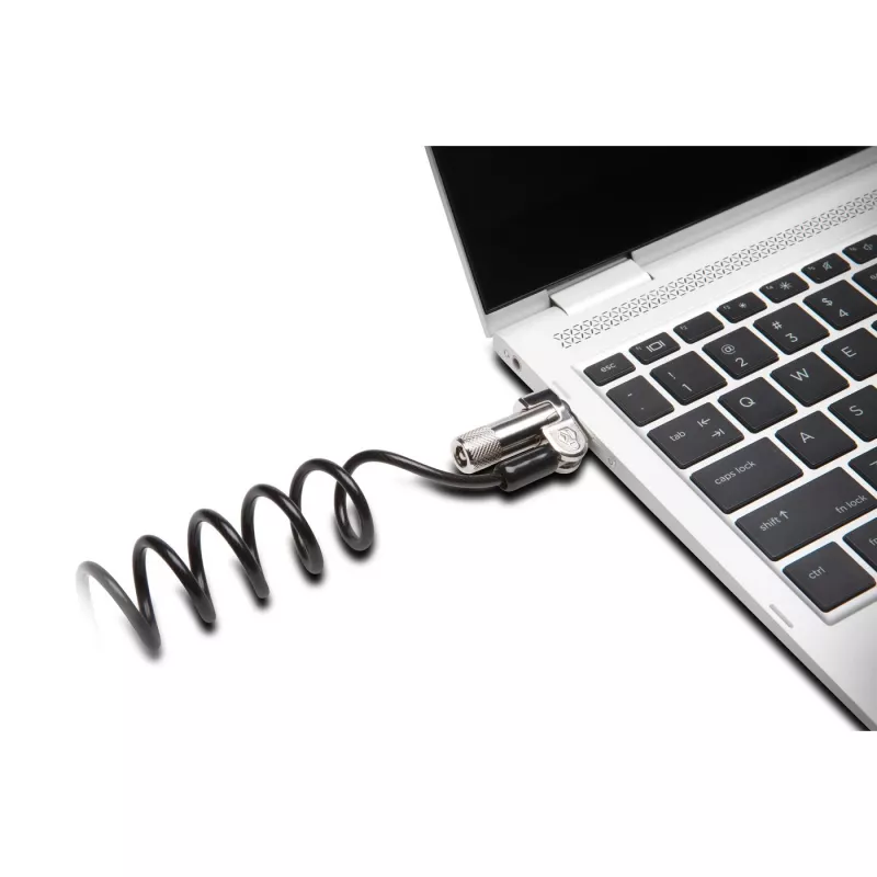 Kensington NANO PORTABLE KEYED LOCK KD, 2,3 m, Atslēga, Melns