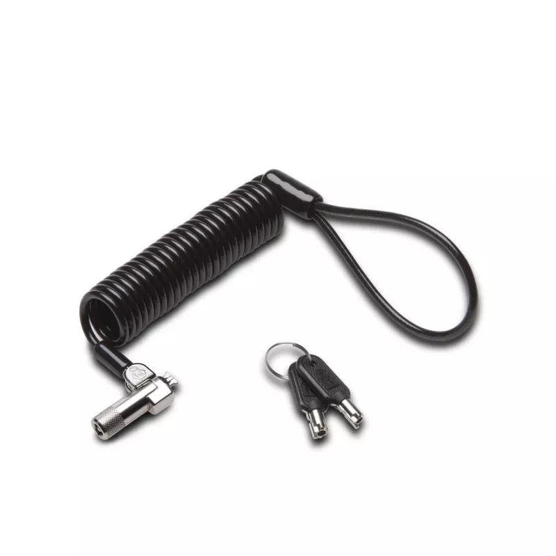 Kensington NANO PORTABLE KEYED LOCK KD, 2,3 m, Atslēga, Melns