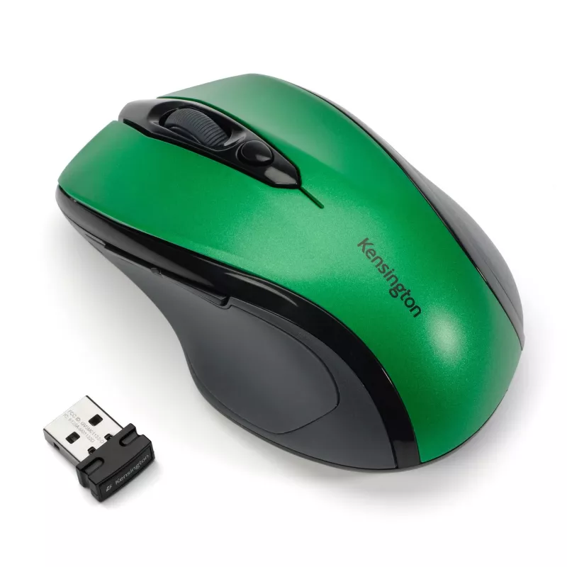 Kensington Pro Fit Mid-Size Wireless pele - smaragds zaļa