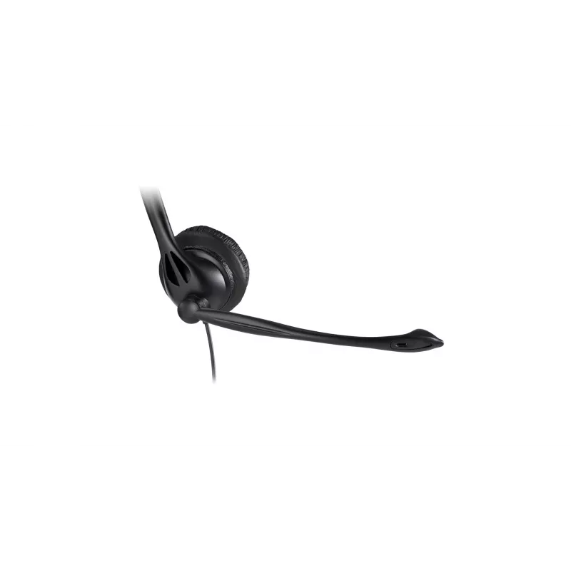 Kensington USB Mono austiņas ar vadu vadības ierīcēm, vadu, biroja/zvanu centram, austiņas, melnas