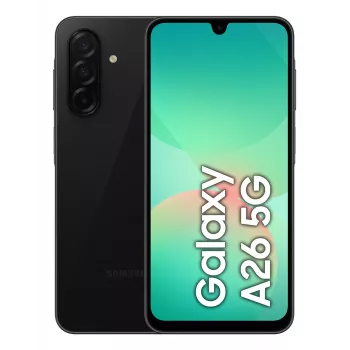 Samsung Galaxy A26 17 cm (6.7 inch) Hybrid Dual SIM Android 15 5G USB Type-C 6 GB 128 GB 5000 mAh Melns