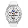 Samsung Galaxy Watch 8 Classic 3,3 cm (1,3 collas) AMOLED 46 mm Digitāls 438 x 438 pikseļi Skārienjutīgs ekrāns Sudraba krāsas Wi-Fi GPS (satelītu)