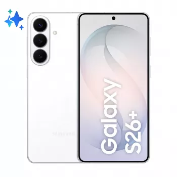 Samsung Galaxy S26+ 17 cm (6.7 collas) Dual SIM Android 16.0 5G USB Type-C 12 GB 512 GB 4900 mAh Balts