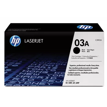 HP 03A melns oriģināls LaserJet C3903A tonera kasetne 1 gab.