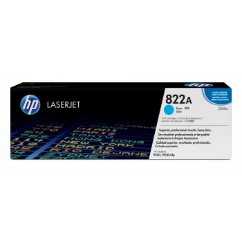 HP 822A ciāna oriģinālā LaserJet tonera kasetne 1 gab.