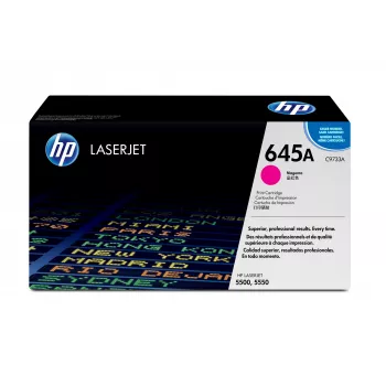 HP 645A fuksīna Oriģināls LaserJet Toner kārtridžs, 12000 lapas, fuksīna, 1 gab.