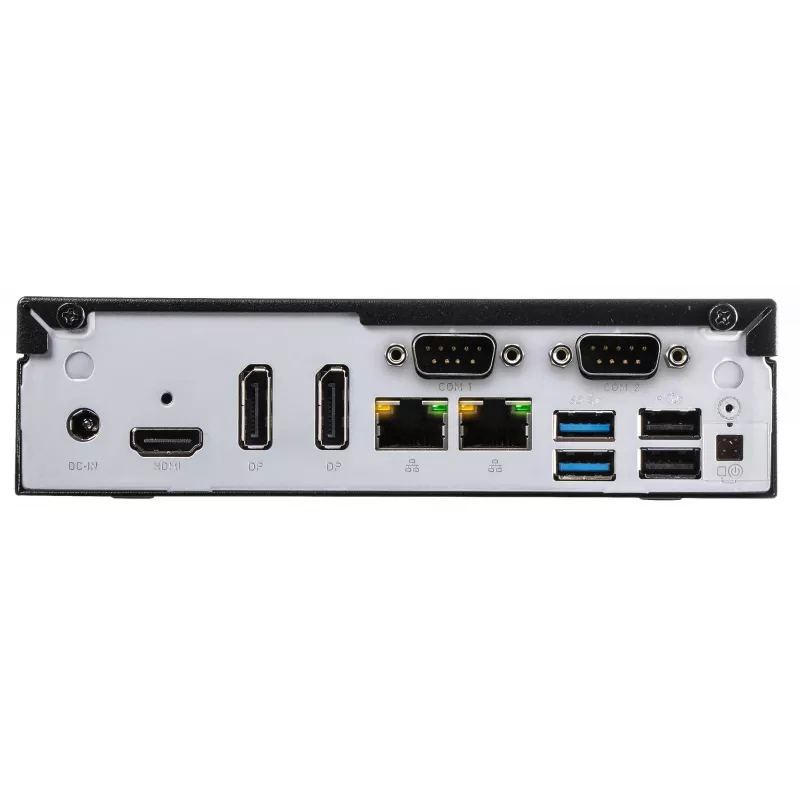 Shuttle plāns PC DH610, S1700, 1x HDMI, 2x DP, 1x 2,5 collu, 2x M.2, 2x LAN (Intel 1G + 2.5G), 2x COM, 24/7 pastāvīga darbība, ietver VESA