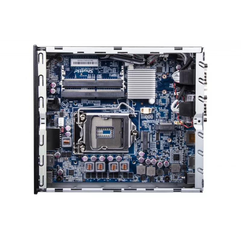 Shuttle plāns PC DH610, S1700, 1x HDMI, 2x DP, 1x 2,5 collu, 2x M.2, 2x LAN (Intel 1G + 2.5G), 2x COM, 24/7 pastāvīga darbība, ietver VESA