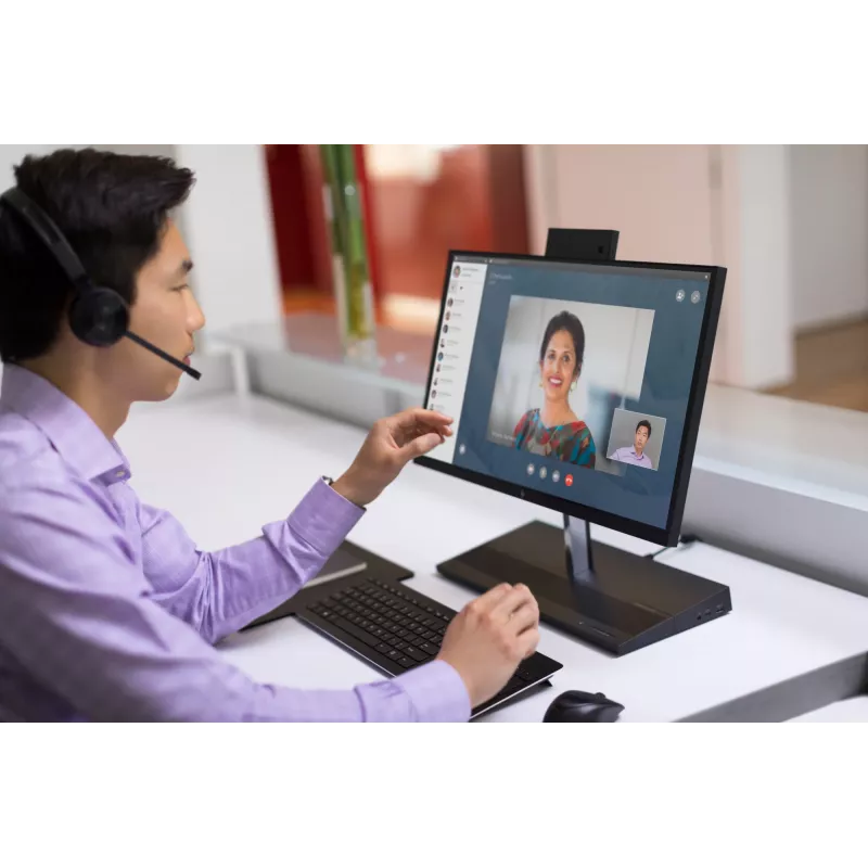 HP UC Wireless Duo austiņas, bezvadu, birojam/zvanu centram, 310 g, austiņas, melnas