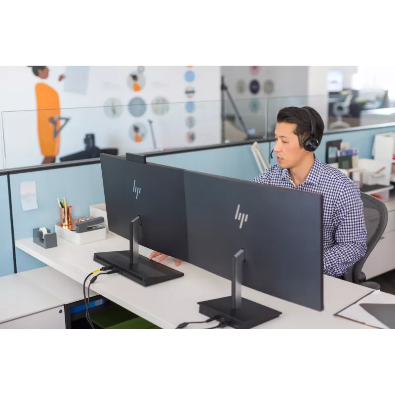 HP UC Wireless Duo austiņas, bezvadu, birojam/zvanu centram, 310 g, austiņas, melnas