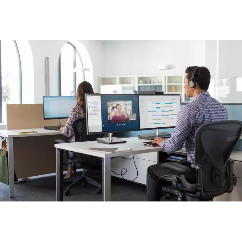 HP UC Wireless Duo austiņas, bezvadu, birojam/zvanu centram, 310 g, austiņas, melnas