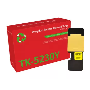 Everyday™ dzeltena Remanufactured Toner by Xerox Saderīga ar Kyocera TK-5230Y, Standard capacity