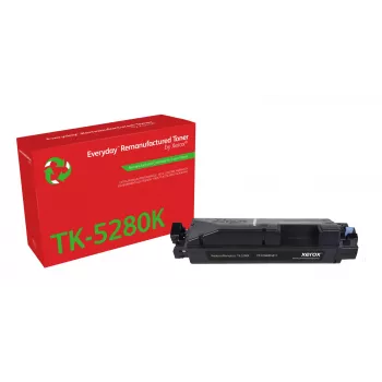 Everyday™ Melns atjaunots toneris no Xerox, saderīgs ar Kyocera TK-5280K, standarta ietilpība