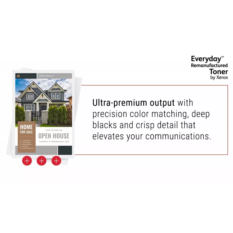 Everyday™ dzeltena Remanufactured Toner by Xerox Saderīga ar Ricoh 842284, Standard capacity