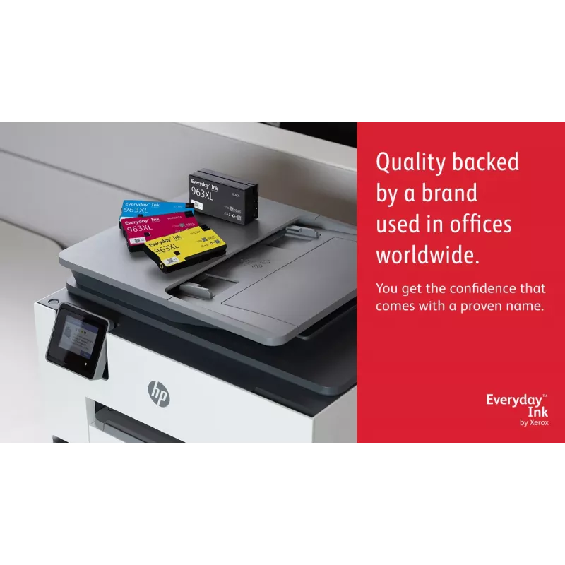 Everyday™ Multipack Ink by Xerox saderīgs ar HP HP963XL (HP963XL MULTIPACK), Augsta ietilpība