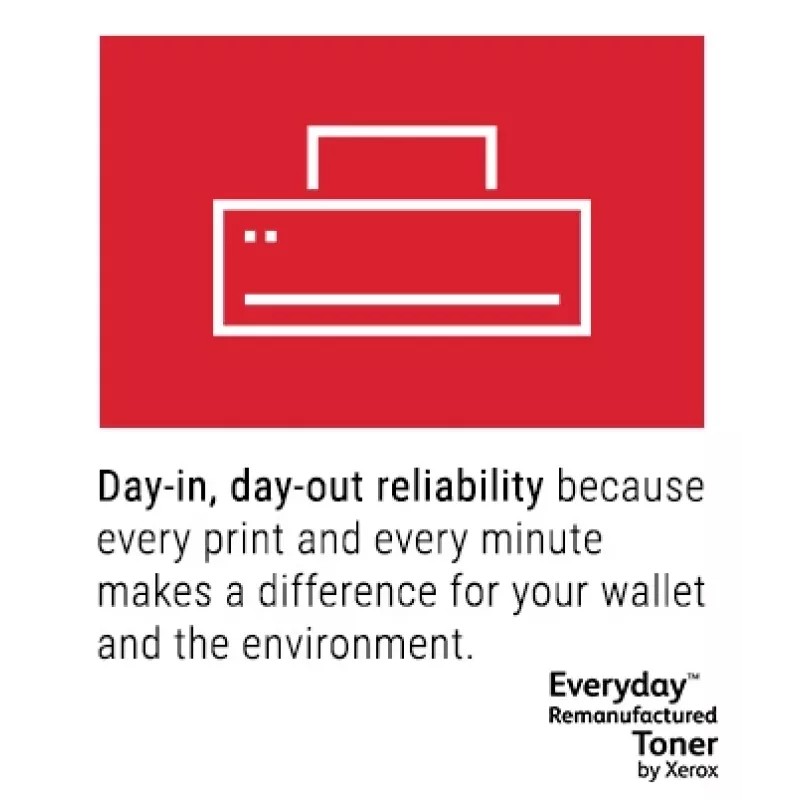 Everyday™ Melns Remanufactured Toner by Xerox Saderīga ar HP 131X (CF210X), High capacity