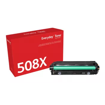 Everyday™ melnais toneris no Xerox, saderīgs ar HP 508X (CF360X), lielas ietilpības