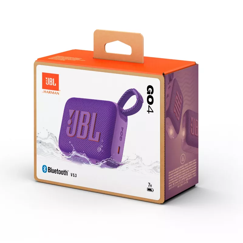 JBL Go 4 Mono portatīvais skaļrunis purpurs 4,2 W