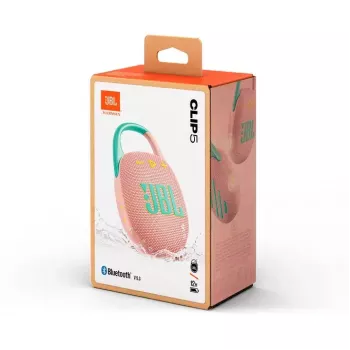 Pārnēsājams skaļrunis JBL Clip 5 Mint (JBLCLIP5PINK)