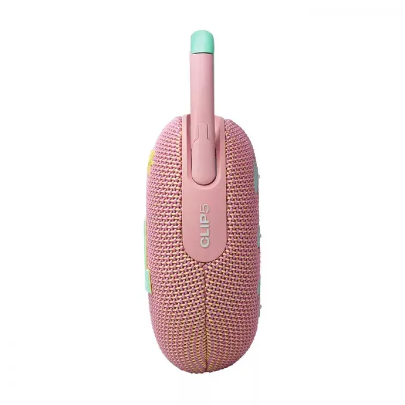 Pārnēsājams skaļrunis JBL Clip 5 Mint (JBLCLIP5PINK)