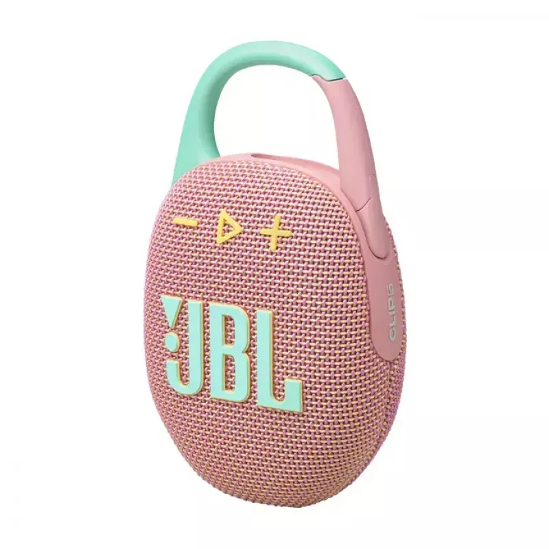 Pārnēsājams skaļrunis JBL Clip 5 Mint (JBLCLIP5PINK)