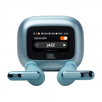 JBL Live Beam 3 austiņas bezvadu ievietojamās zvaniem/mūzikai/sportam/ikdienai Bluetooth zilas