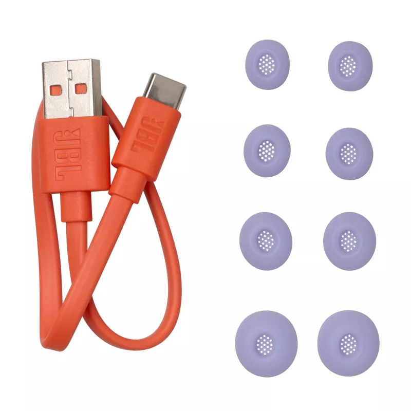 JBL Live Beam 3 austiņas bezvadu ievietojamās zvaniem/mūzikai/sportam/ikdienai Bluetooth violetas