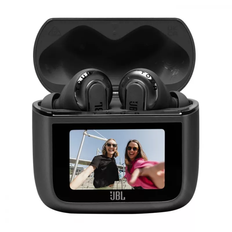 JBL Tour Pro 3 austiņas bezvadu ievietojamas Zvani/Mūzika/Sports/Ikdiena Bluetooth melns