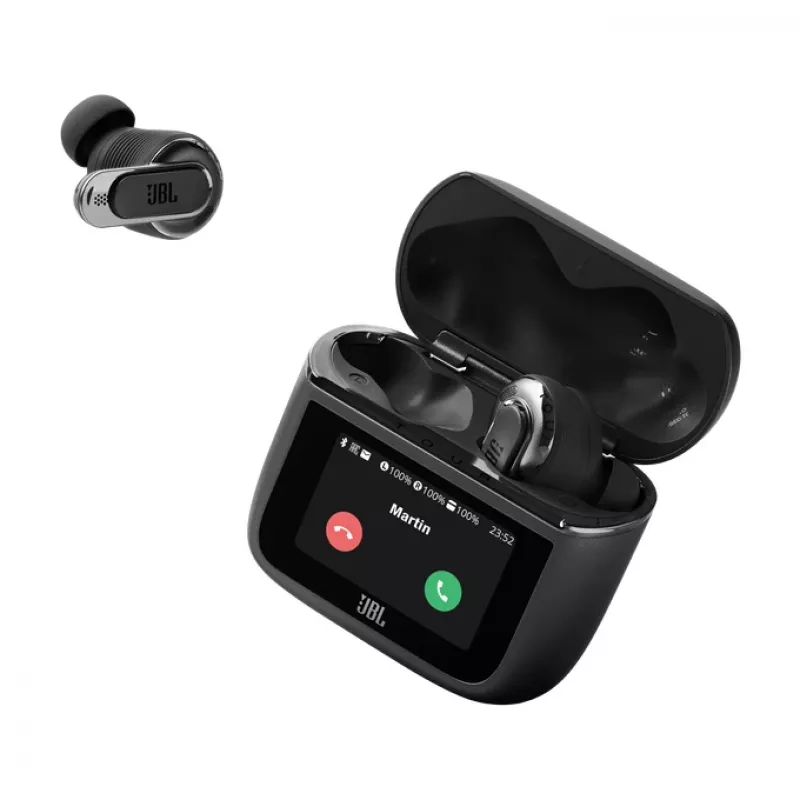 JBL Tour Pro 3 austiņas bezvadu ievietojamas Zvani/Mūzika/Sports/Ikdiena Bluetooth melns